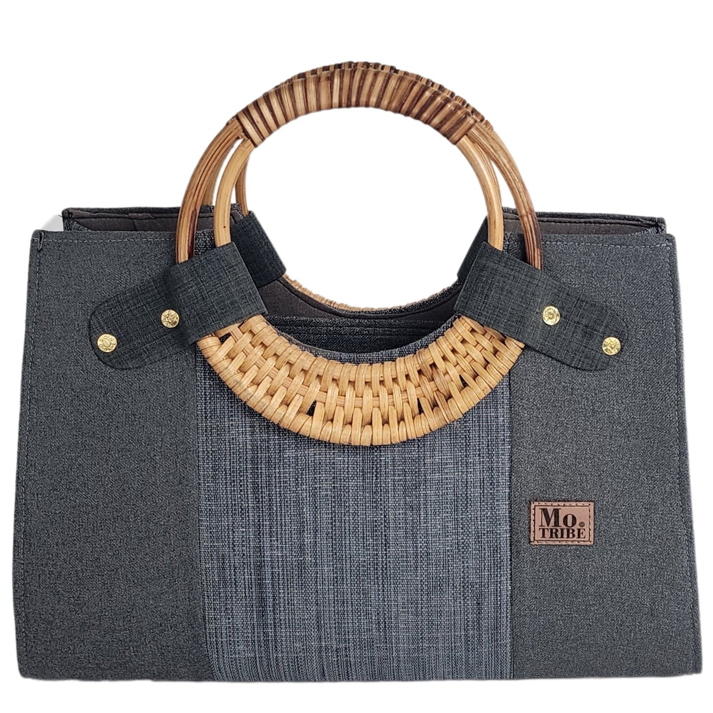 Nasika Fugu Tote Handbag _ Gray