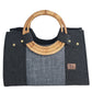 Nasika Fugu Tote Handbag _ Gray