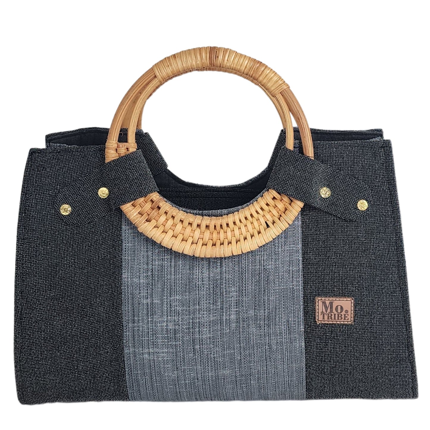 Nasika Fugu Tote Handbag _ Gray