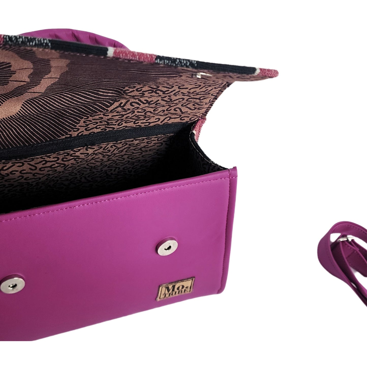 Zahara Fugu Crossbody Handbag _ Hot Pink