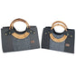 Nasika Fugu Tote Handbag _ Gray