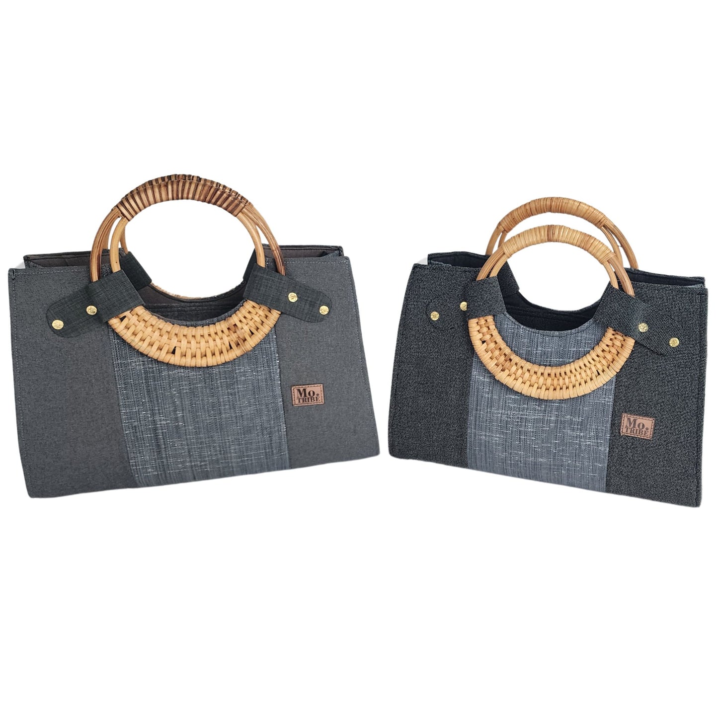 Nasika Fugu Tote Handbag _ Gray