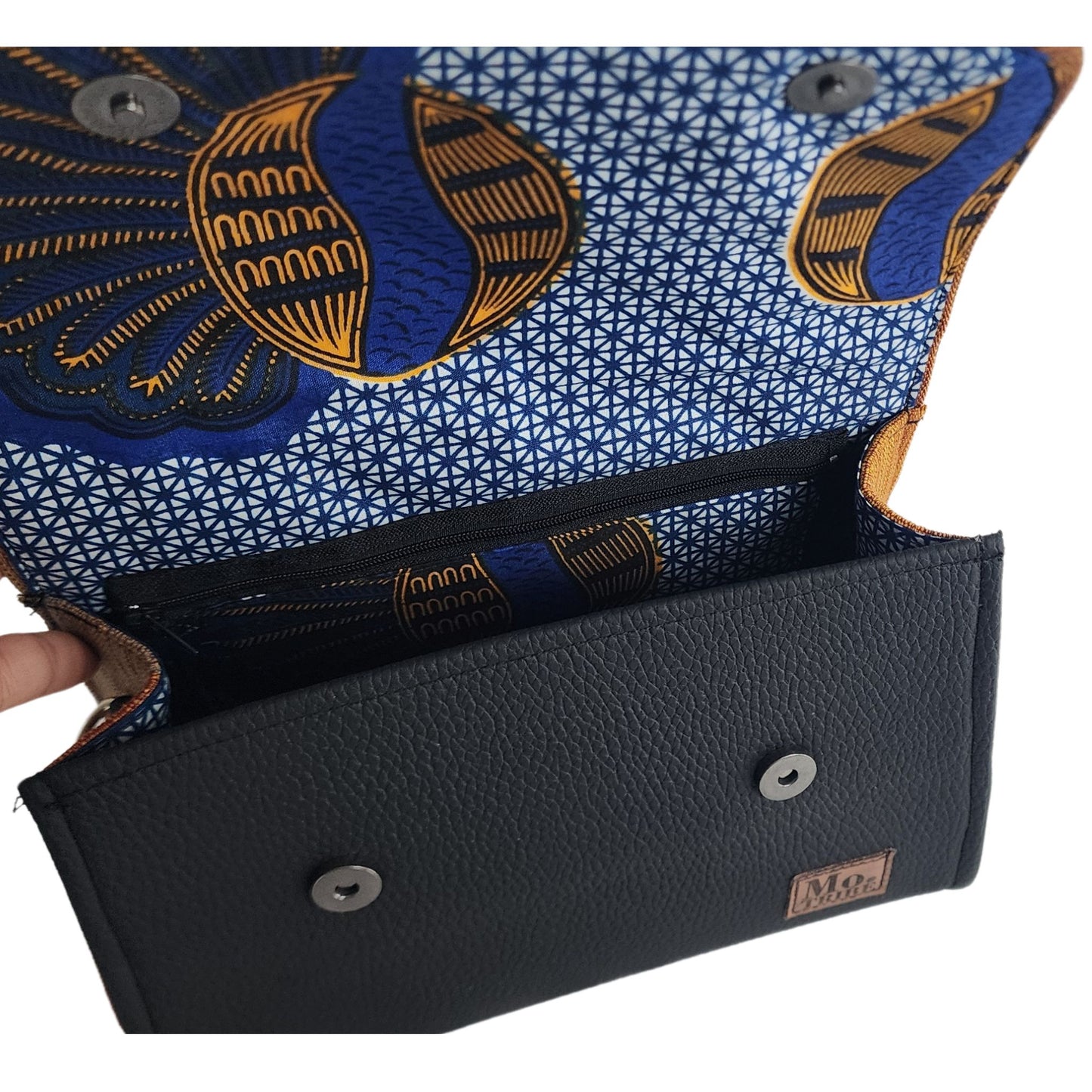 Zahara Fugu Crossbody Handbag _ Orange