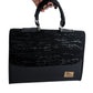 Zahara Fugu Crossbody Handbag _ Black