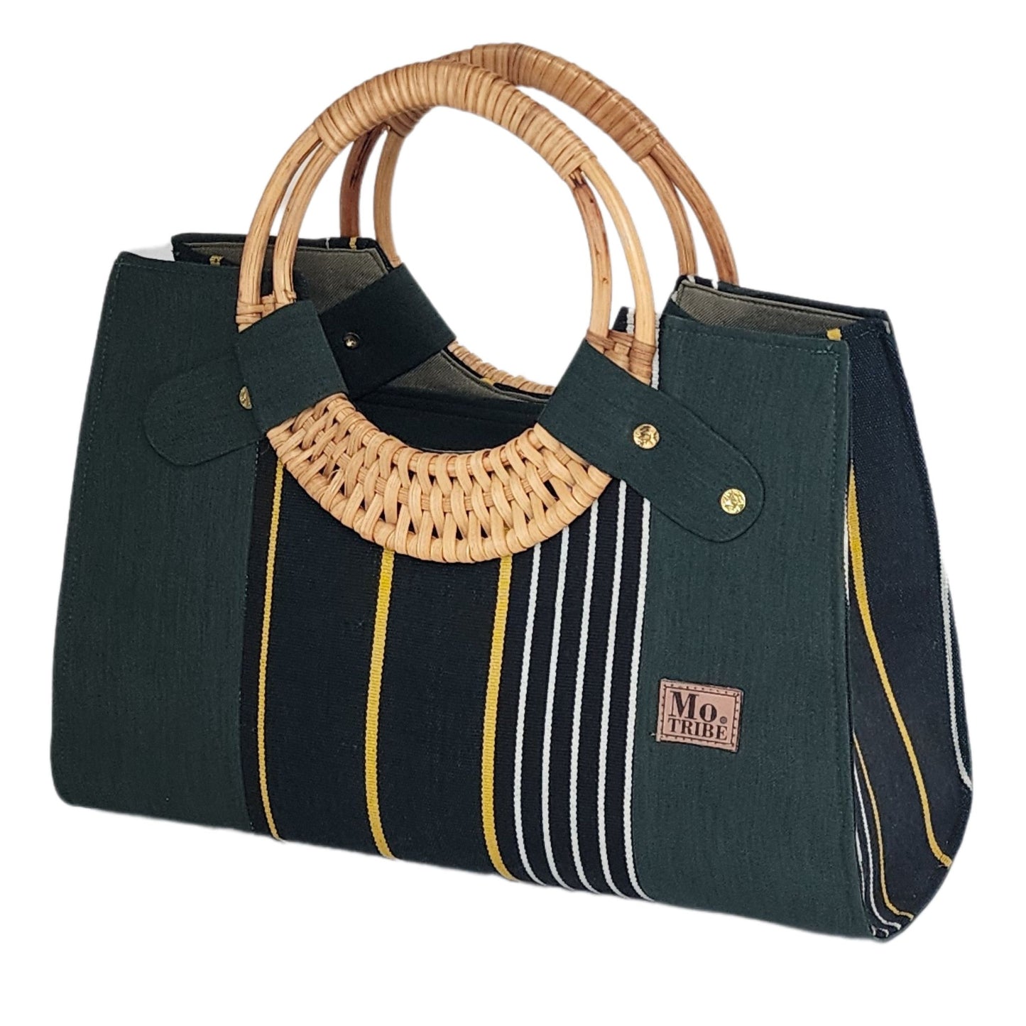 Nasika Fugu Tote Handbag _ Green