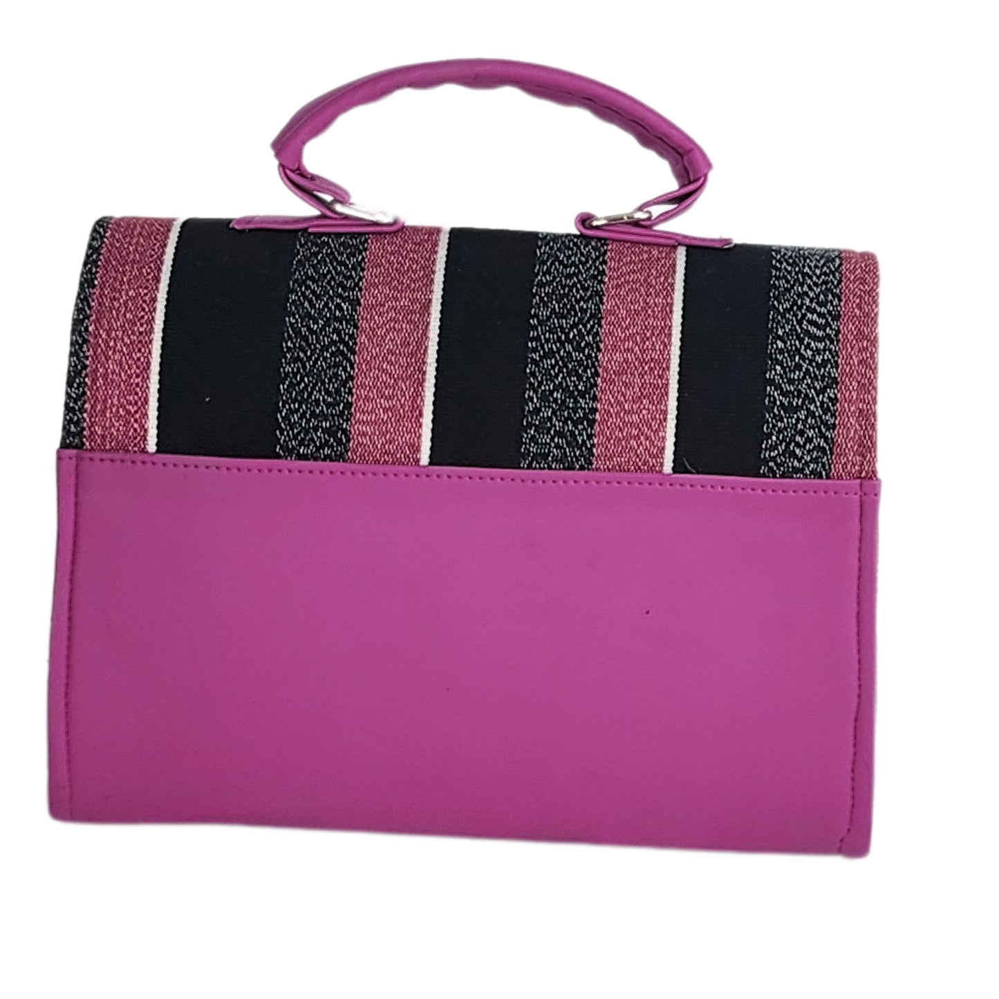 Zahara Fugu Crossbody Handbag _ Hot Pink