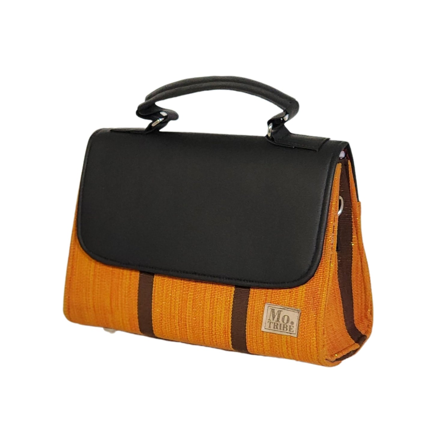 Zahara Fugu Crossbody Handbag _ Orange