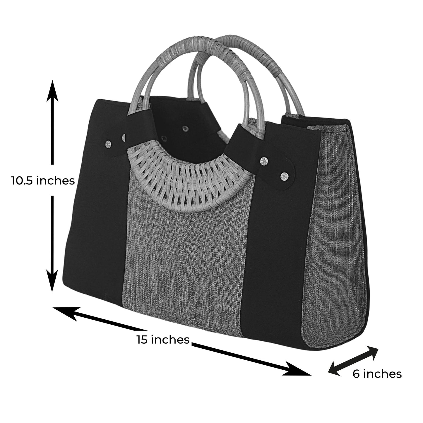 Nasika Fugu Tote Handbag _ Gray