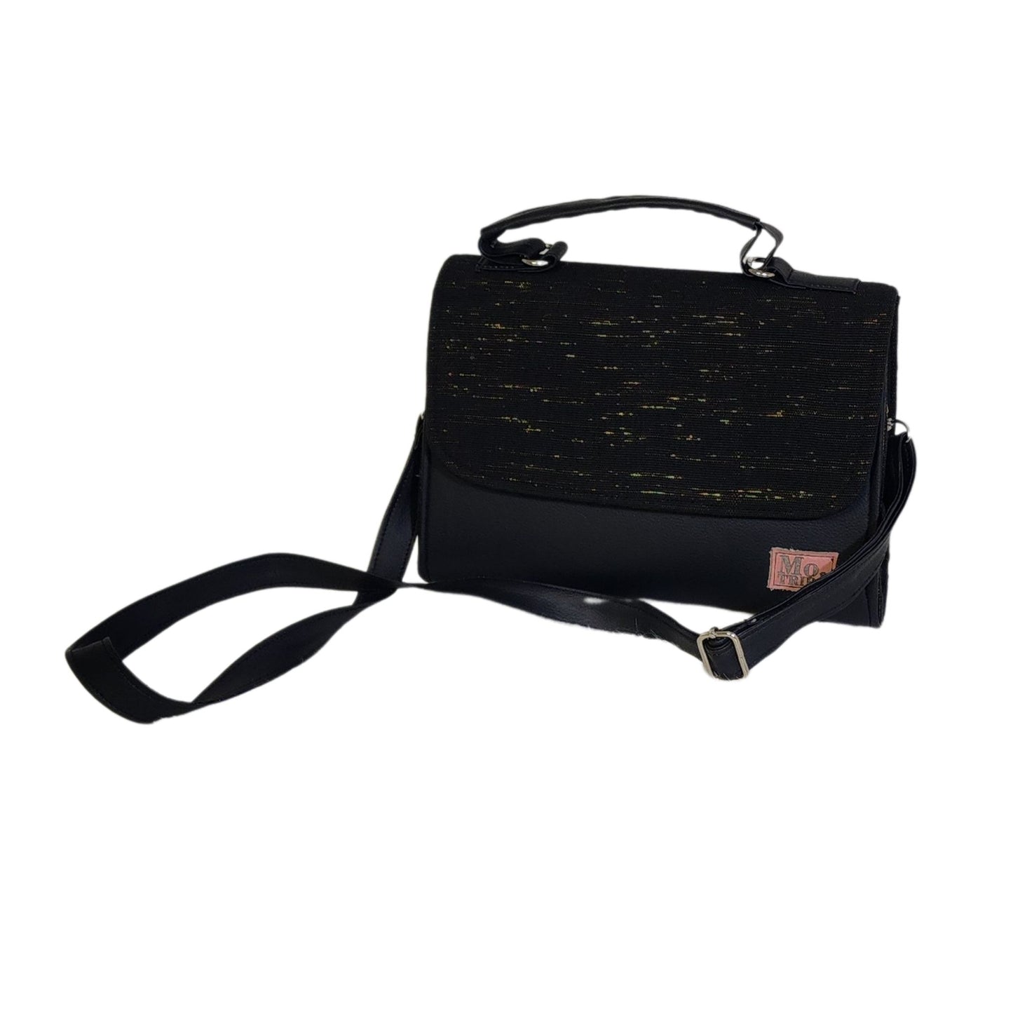 Zahara Fugu Crossbody Handbag _ Black