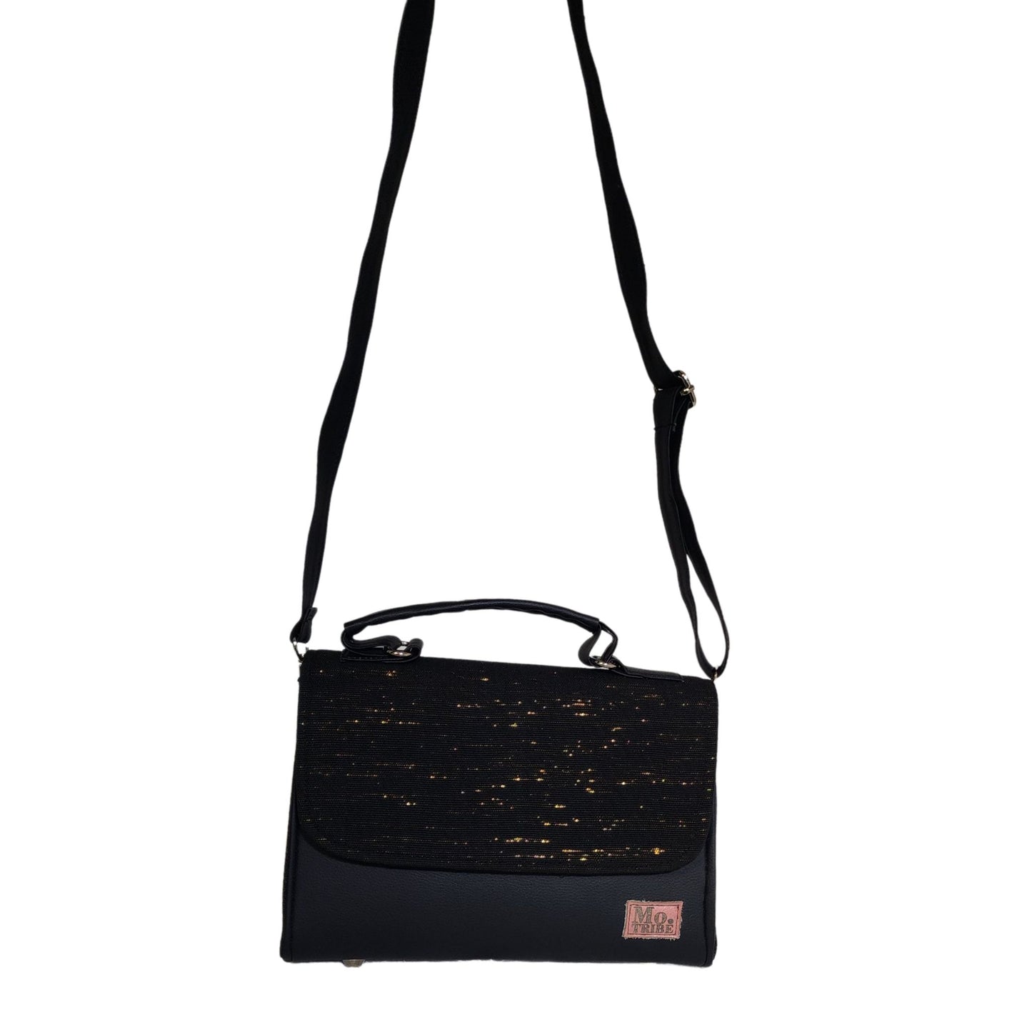 Zahara Fugu Crossbody Handbag _ Black